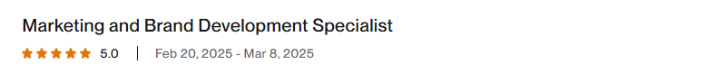 Marketin upwork